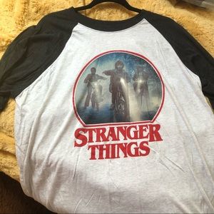 Stranger Things Baseball Long Sleeve